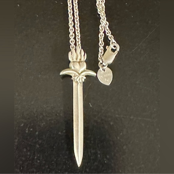 WOW POSHMARK - Authentic Me & Ro Sterling Silver Sword Necklace - Picture 10 of 16